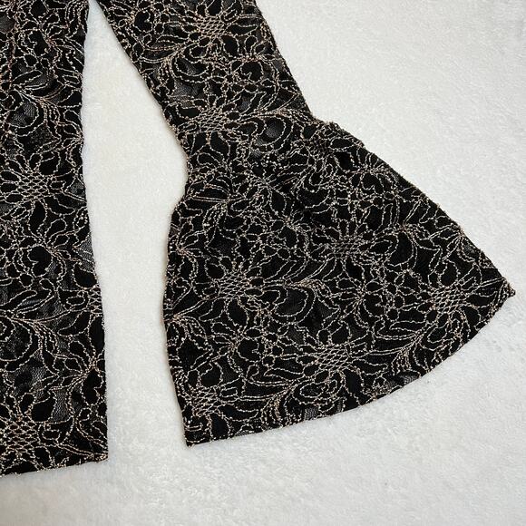 Anne Fontaine Sabine Sheer Lace Blouse w/ Bell Sleeves Size 40 (6-8) NEW - Picture 9 of 13